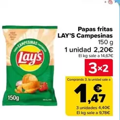 Oferta de Lay's - Papas Fritas Campesina en Carrefour