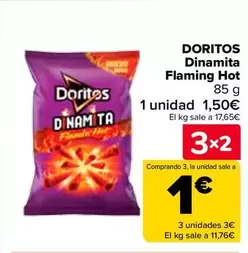 Oferta de Doritos - Dinamita Flaming Hot  en Carrefour