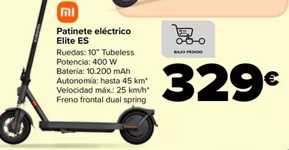 Oferta de Xiaomi - Patinete Eléctrico Elite Es por 329€ en Carrefour