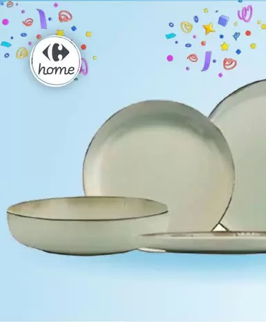 Oferta de Carrefour Home - Vajilla Fancy por 35€ en Carrefour