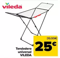 Oferta de Vileda - Tendedero Universal  Black por 25€ en Carrefour