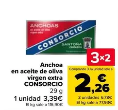 Oferta de Consorcio - Anchoa En Aceite De Oliva Virgen Extra en Carrefour