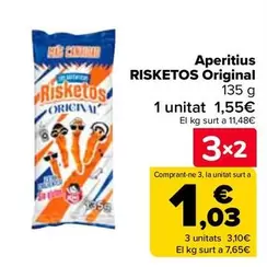 Oferta de Risketos - Aperitivos Original en Carrefour