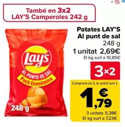 Oferta de Lay’s - Patatas Al Punto De Sal en Carrefour