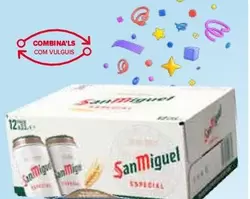 Oferta de San Miguel - En Cerveza Especial  Y Mahou Sin  Lata 33 Cl  Pack 12 Unidades en Carrefour