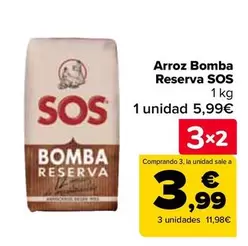 Oferta de Sos - Arroz Bomba Reserva  en Carrefour
