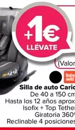 Oferta de Silla De Auto Cario por 1,29€ en Carrefour