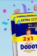 Oferta de Dodot - Pañales Sensitive Extra  T3, T4, T5  O T6  por 31,99€ en Carrefour