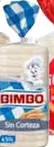 Oferta de En Pan De Molde Sin Corteza Y 100% Natural Bimbo Y Silueta 450 G en Carrefour
