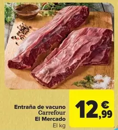 Oferta de Carrefour - Entrana De Vacuno por 12,99€ en Carrefour Market
