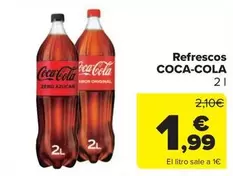 Oferta de Coca-Cola - Refrescos por 1,99€ en Carrefour Market