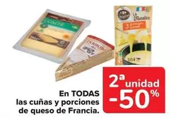 Oferta de En Todas Las Cunas Y Porciones De Queso De Francia en Carrefour Market