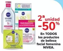 Oferta de Nivea - En Todos Los Productos De Belleza Facial Femenina en Carrefour Market