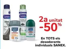 Oferta de Sanex - En Tots Els Desodorants Individuals en Carrefour Market