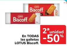 Oferta de Lotus - En Todas Las Galletas Biscoff en Carrefour Market