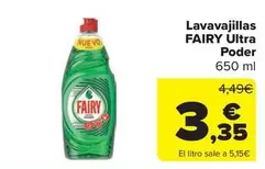 Oferta de Fairy - Lavavajillas Ultra Poder por 3,35€ en Carrefour Market