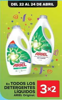 Oferta de Abril - En Todos Los Detergentes Líquidos en Carrefour Market