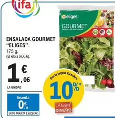 Oferta de Eliges - Ensalada Gourmet por 1,06€ en E.Leclerc