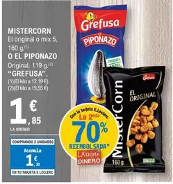Oferta de Grefusa - Mistercorn O El Piponazo por 1,85€ en E.Leclerc