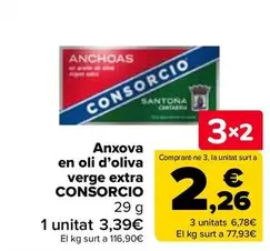 Oferta de Consorcio - Anchoa En Aceite De Oliva Virgen Extra en Carrefour