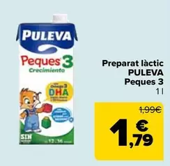 Oferta de Puleva - Preparado Lácteo Peques 3 por 1,79€ en Carrefour