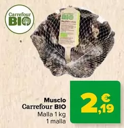 Oferta de Carrefour Bio - Mejillón   por 2,19€ en Carrefour