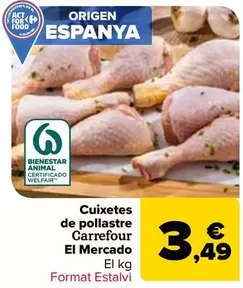 Oferta de Carrefour El Mercado - Jamoncitos  De Pollo   por 3,49€ en Carrefour