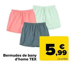 Oferta de Tex - Bermuda Baño Hombre  por 5,99€ en Carrefour