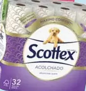 Oferta de Scottex - Papel Higiénico Original Pack 48 Rollos (1)  Acolchado Pack 32 Rollos (2)  O Mega Pack 24 Rollos (3) en Carrefour