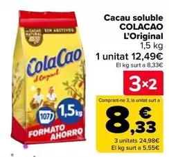 Oferta de Colacao - Cacao Soluble  El Original en Carrefour