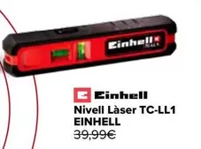Oferta de Einhell - Nivel Láser TC-LL1 por 19,9€ en Carrefour