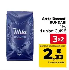 Oferta de Sundari - Arroz Basmati  en Carrefour