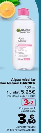 Oferta de Garnier - Agua Micelar Skin Natural  en Carrefour