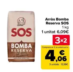 Oferta de Sos - Arroz Bomba Reserva  en Carrefour