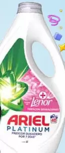 Oferta de En Todos Los Detergentes Cápsulas Ariel Y Detergentes Líquidos Ariel Sensaciones Y Quitamanchas Y Perlas Lenor Unstoppables en Carrefour