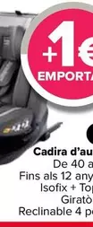 Oferta de Silla De Auto Cario por 1,29€ en Carrefour