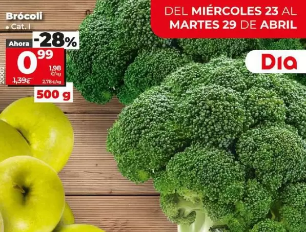 Oferta de Brócoli  por 0,99€ en Dia