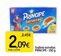 Oferta de Príncipe - Galleta Estrellas por 2,09€ en Dialprix
