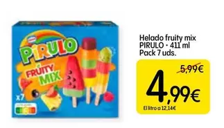 Oferta de Pirulo - Helado Fruity Mix por 4,99€ en Dialprix