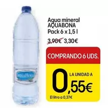 Oferta de Aquabona - Agua Mineral por 0,55€ en Dialprix