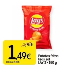 Oferta de Lay's - Patatas Fritas Lisas Sal por 1,49€ en Dialprix