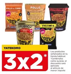 Oferta de Yatekomo - Los Productos Senalizados En Tu Tienda Habitual en Alimerka