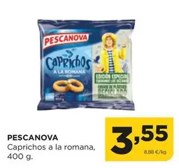 Oferta de Pescanova - Caprichos A La Romana por 3,55€ en Alimerka