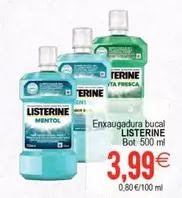 Oferta de Listerine - Enxaugaduva Bucal por 3,99€ en Plenus Supermercados
