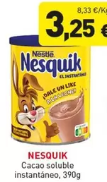 Oferta de Nestlé - Nesquik Cacao Soluble Instantaneo por 3,25€ en Hiperber