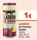 Oferta de Lactron De Verano Limón por 1€ en Hiperber