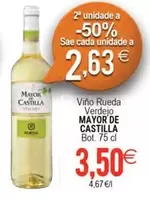 Oferta de Mayor de Castilla - Viño Rueda Verdejo por 3,5€ en Supermercados Aquí