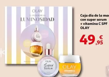 Oferta de Olay - Caja Dia De La Ma Con Super Serum + Vitamina C Spf por 49,95€ en Alcampo