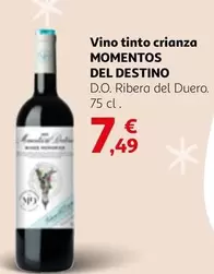Oferta de Ribera - Vino Tinto Crianza por 7,49€ en Alcampo
