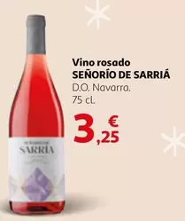 Oferta de Señorío de Sarría - Vino Rosado por 3,25€ en Alcampo